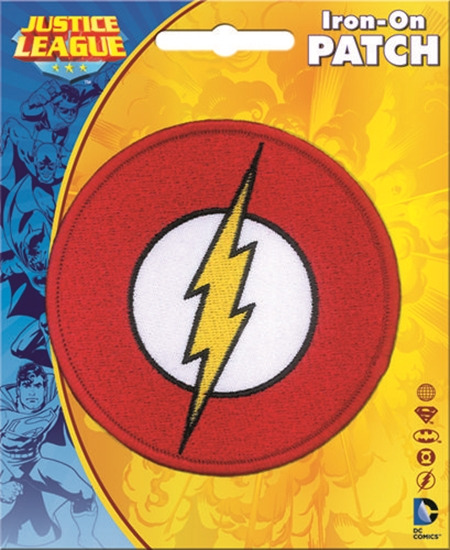 DC Comics The Flash Comic Book Chest Logo Logo Embroidered Patch NEW UNUSED AB picture