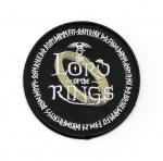 The Lord of the Rings Large Ring Logo Embroidered Patch, NEW UNUSED