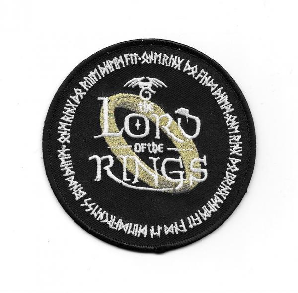 The Lord of the Rings Large Ring Logo Embroidered Patch, NEW UNUSED picture