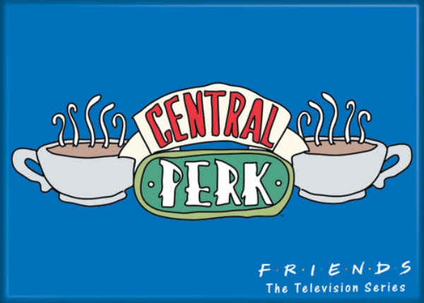 Friends TV Series Central perk Coffee Shop Logo Refrigerator Magnet NEW UNUSED