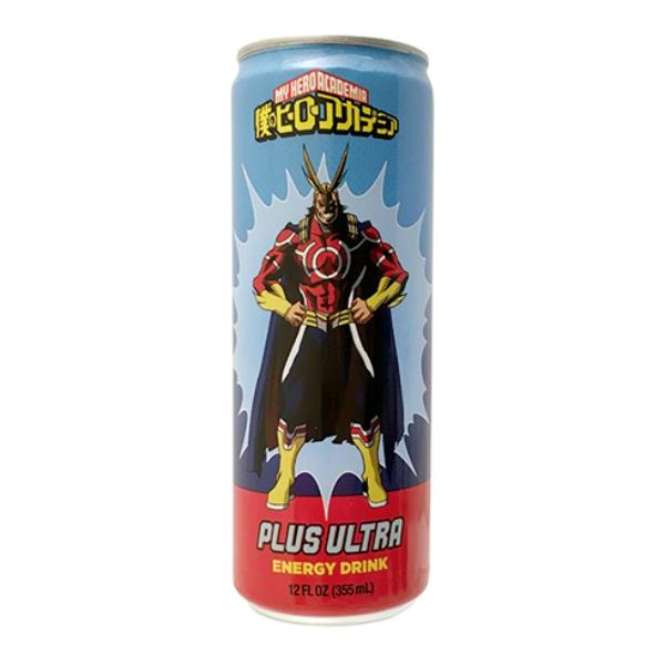 My Hero Academia Plus Ultra Energy Drink 12 ounce Illustrated Can NEW SEALED picture