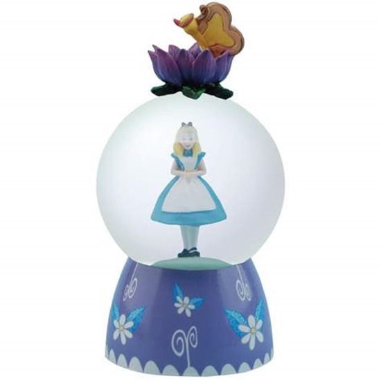 Alice In Wonderland Alice Standing Figure Lighted 55mm Sparkler Water Globe NEW