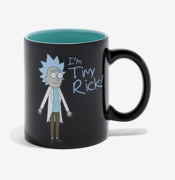 Rick and Morty Rick "I'm Tiny Rick" Image 11 oz. Ceramic Coffee Mug NEW BOXED picture