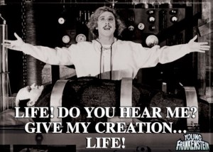 Young Frankenstein Movie Give My Creation … Life! Refrigerator Magnet UNUSED picture