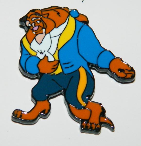 Walt Disney's Beauty and the Beast Bowing Beast Figure Metal Enamel Pin NEW