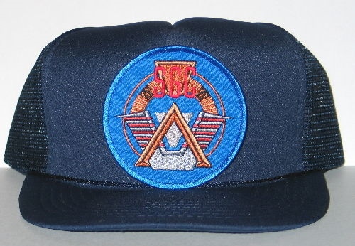 SGC Stargate Command Logo Patch on a Blue Baseball Cap Hat NEW