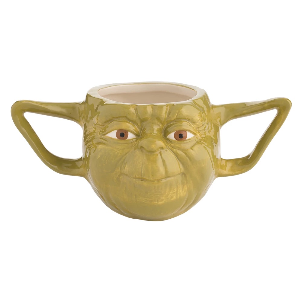 Star Wars Yoda Head 16 oz Sculpted Ceramic Mug NEW UNUSED picture