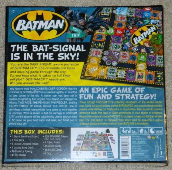 DC Comics Batman Road Trip Battle for Gotham City Board Game, NEW SEALED BOXED picture