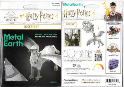 Harry Potter Buckbeak Hagrid’s Hippogriff Metal Earth Steel Model Kit NEW SEALED picture
