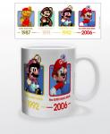 Nintendo Evolution of Super Mario with Dates 11 oz Ceramic Mug NEW UNUSED BOXED