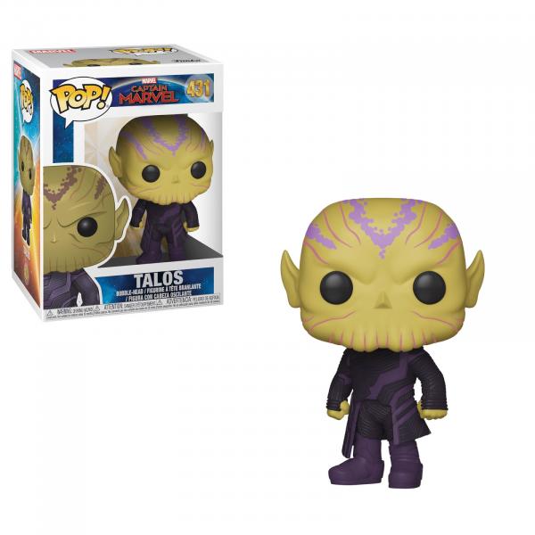 Captain Marvel Movie Skrull Talos Vinyl POP! Figure Toy #431 FUNKO NEW MIB