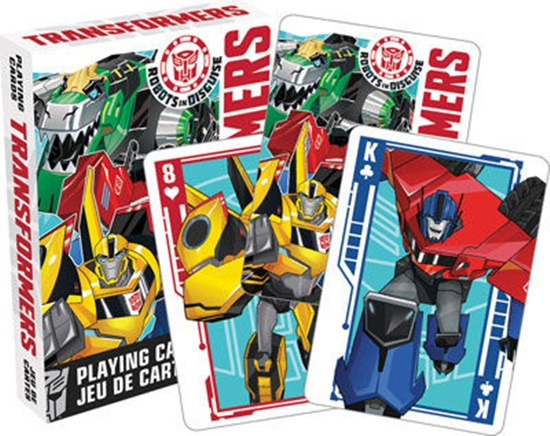 Transformers Robots in Disguise Illustrated Poker Playing Cards 52 Images SEALED
