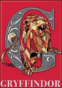 Harry Potter Gryffindor Creature Crest Logo Image Refrigerator Magnet NEW UNUSED