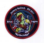 Star Wars 501st Honorary Member Boba Fett Jeremy Bulloch Logo Embroidered Patch