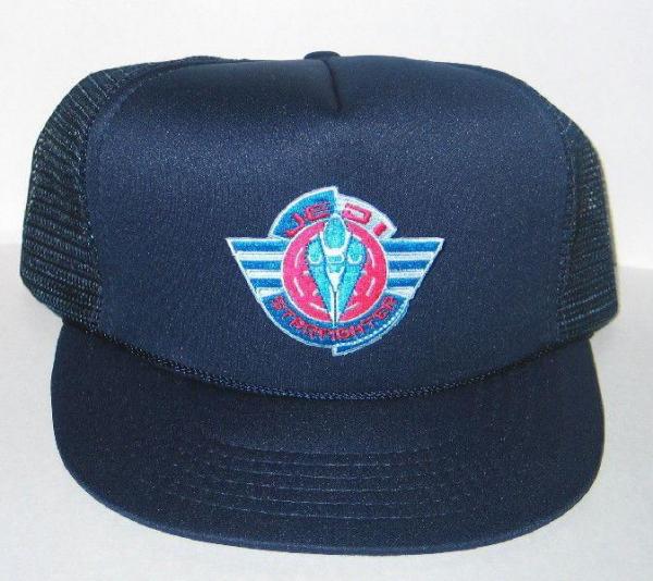 Star Wars Clone Wars Starfighter Patch on a Blue Baseball Cap Hat NEW
