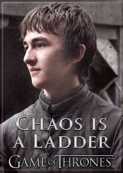 Game of Thrones Bran Stark Chaos Is A Ladder Photo Image Refrigerator Magnet NEW