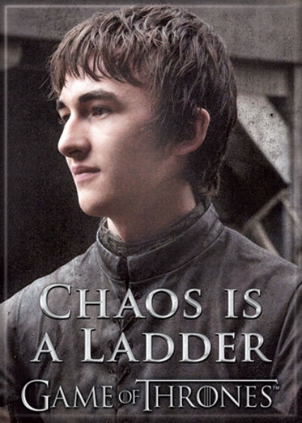 Game of Thrones Bran Stark Chaos Is A Ladder Photo Image Refrigerator Magnet NEW picture