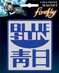Firefly TV Series Blue Sun Logo Image Car Magnet Serenity NEW UNUSED