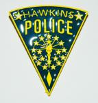 Stranger Things TV Series Hawkins Police Logo Metal Enamel Pin NEW UNUSED