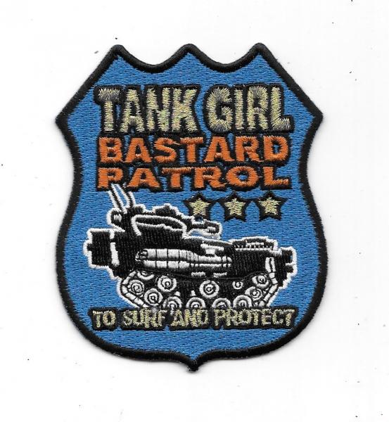 Tank Girl Bastard Patrol Logo Embroidered Patch British Comic Book NEW UNUSED