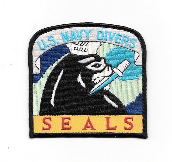 Abyss Movie U.S. Navy Divers Seals Logo Embroidered Patch NEW UNUSED picture