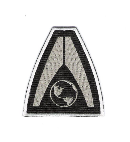 Mass Effect 3 Earth Systems Alliance Logo Embroidered 3" Wide Patch, NEW UNUSED