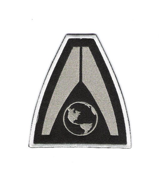 Mass Effect 3 Earth Systems Alliance Logo Embroidered 3" Wide Patch, NEW UNUSED picture