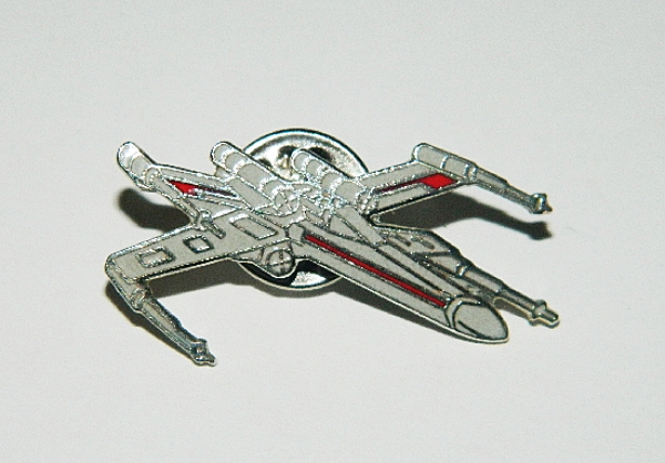 Classic Star Wars Rebel X-Wing Fighter Cloisonne Metal Pin 1993 NEW UNUSED