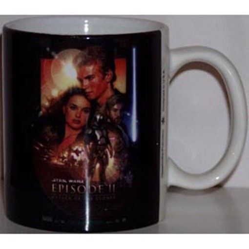 Star Wars Episode II Attack of the Clones Stoneware Mug, NEW UNUSED picture