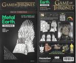 Game of Thrones Iron Throne Metal Earth ICONX 3D Steel Model Kit NEW SEALED
