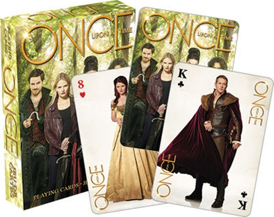 Once Upon A Time TV Series Photo Illustrated Playing Cards Green Release SEALED