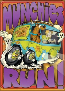 Scooby-Doo! Animation Mystery Machine Munchies Run! Refrigerator Magnet UNUSED