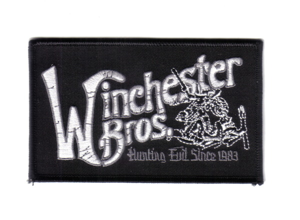 Supernatural TV Series Winchester Brothers Logo Embroidered Patch, NEW UNUSED
