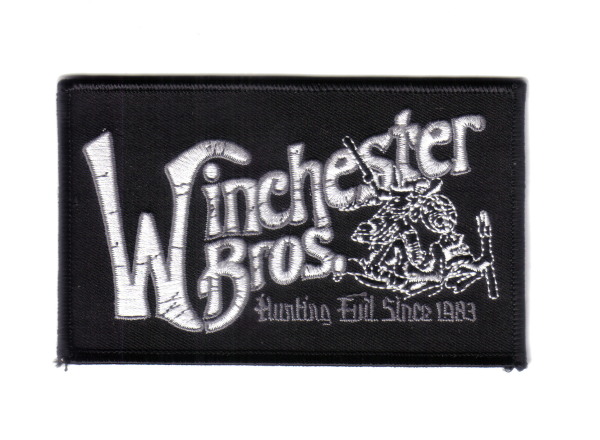 Supernatural TV Series Winchester Brothers Logo Embroidered Patch, NEW UNUSED picture