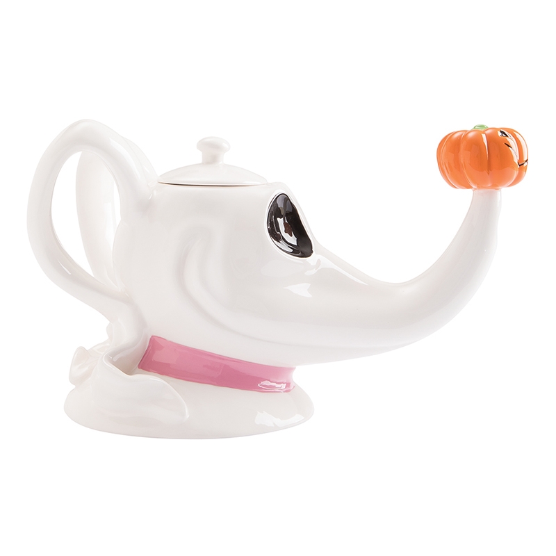 The Nightmare Before Christmas Movie Zero Head 38 oz Ceramic Teapot UNUSED BOXED picture