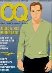 Classic Star Trek Captain’s Quarterly Spoof Cover Art Image Refrigerator Magnet