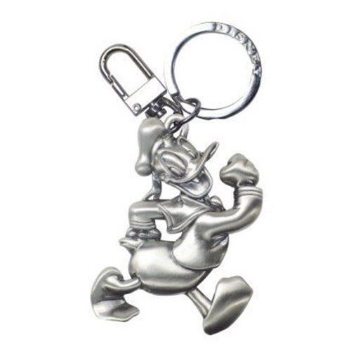 Walt Disney Donald Duck Walking Figure Pewter Key Ring Keychain NEW UNUSED