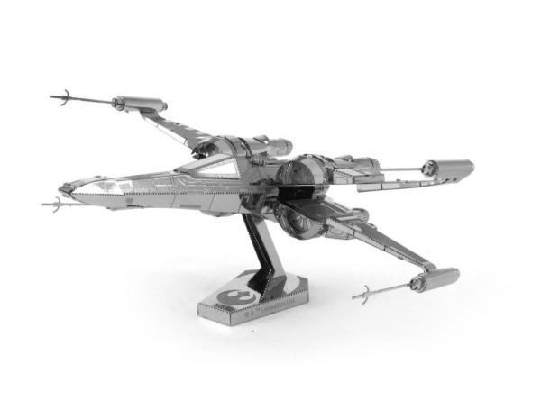Star Wars The Force Awakens Poe Dameron's X-Wing Fighter Metal Earth Steel Model picture