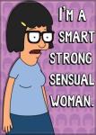 Bob’s Burgers Animated TV Tina Strong Sensual Woman Refrigerator Magnet UNUSED