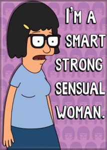 Bob’s Burgers Animated TV Tina Strong Sensual Woman Refrigerator Magnet UNUSED picture