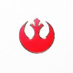 Classic Star Wars Rebel Alliance Red Squadron Logo Metal Pin Small Version, NEW
