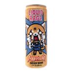 Aggretsuko Liquid Rage Energy Drink 12 oz Illustrated Cans Case of 12 NEW SEALED