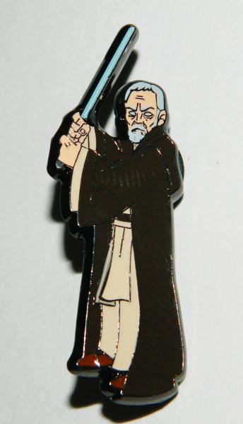 Star Wars Celebration Chicago 2019 Obi-Wan Figure Exclusive Metal Enamel Pin picture