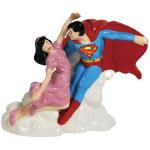 DC Comics Superman and Lois Lane Ceramic Salt and Pepper Shakers Set, NEW UNUSED