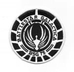 Battlestar Galactica BSG 75 Marines Logo Black Embroidered Patch NEW UNUSED