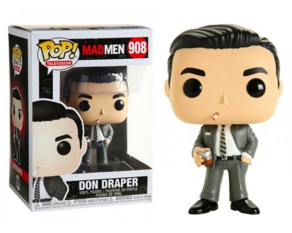 Mad Men TV Series Don Draper Vinyl POP! Figure Toy #908 FUNKO NEW MIB