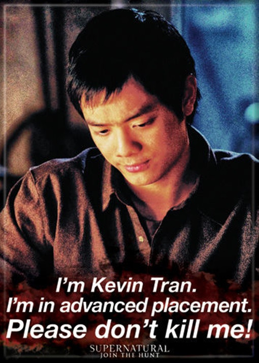 Supernatural TV Series: Kevin Tran Photo Quality Refrigerator Magnet NEW UNUSED