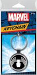 Marvel Comics Venom Spider Logo Colored Round Metal Key Chain NEW UNUSED