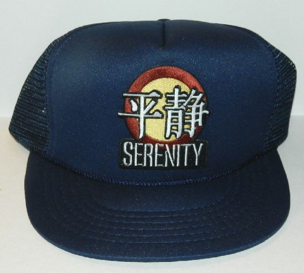 Firefly TV Series Serenity Logo Embroidered Patch Black Baseball Cap Hat NEW picture