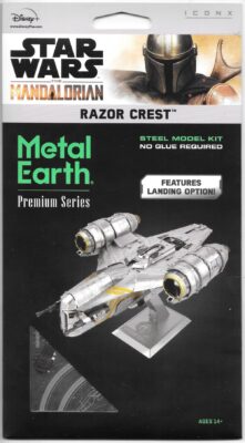 Star Wars The Mandalorian TV Series Razor Crest Metal Earth Laser Cut Model Kit